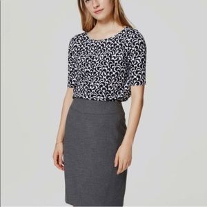 Ann Taylor LOFT Pencil Suit Skirt